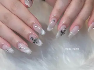 ロング Lind 天王寺 ゆち🎀のネイルデザイン