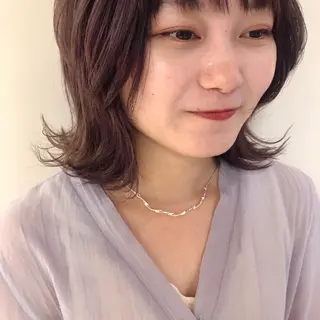 ミディアム 似合わせ.ﾍｱｾｯﾄ 得意🌹井上美沙のヘアスタイル