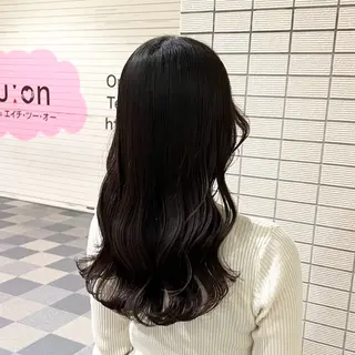 ロング カラー ヘアアレンジ LaBless Ayana👀🤍のマツエク・マツパデザイン