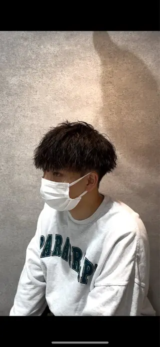 ショート カラー パーマ メンズ キッズ 🔥パーマ特化🔥 優馬のヘアスタイル