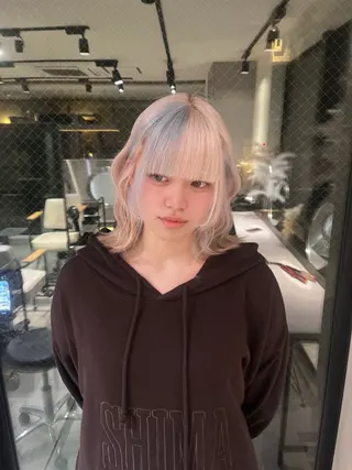 ショート カラー Qin所属・ハイトーン特化 🌟  ミキのヘアスタイル