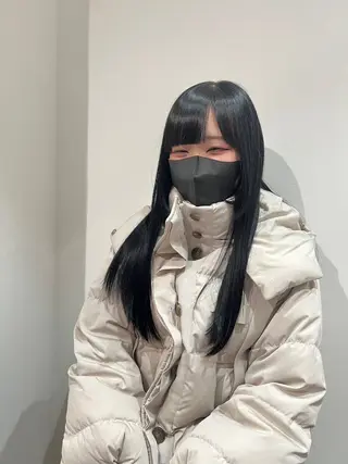 ロング 髪質改善ストレート Kantaのヘアスタイル