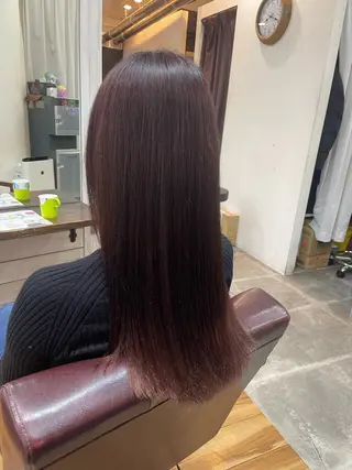 ロング カラー SOYON西大寺店所属・ダブルカラー/ 髪質改善💎安藤のヘアスタイル