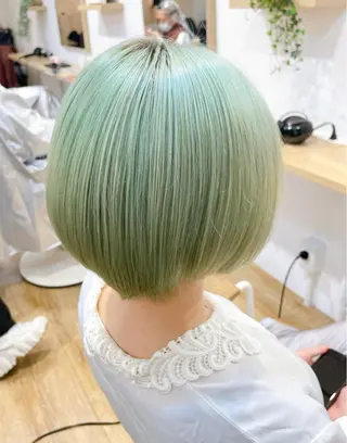 ショート カラー 渋谷/ハッシュ レイヤーカット/会田のヘアスタイル