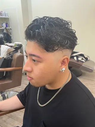 ショート パーマ メンズ WEST OLAND加藤圭介のヘアスタイル