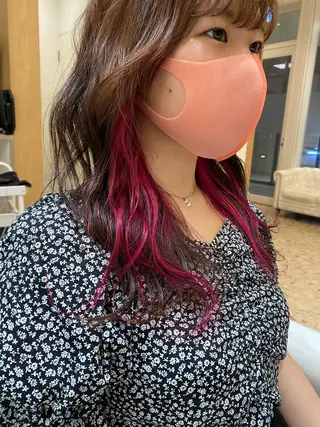 ミディアム カラー 🌿レイヤー/髪質 改善/🌿JINのヘアスタイル