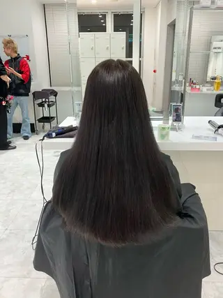 ロング カラー ヘアアレンジ 🫧透明感ラベンダー 似合わせ🫧あい🫧のヘアスタイル