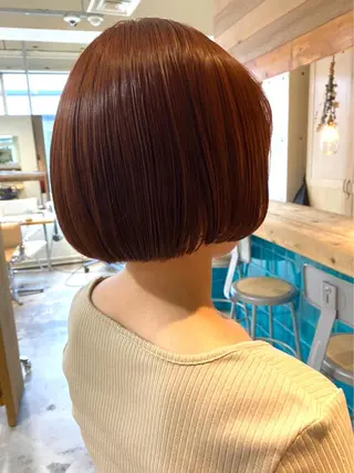 ショート カラー パーマ美容師 hanaのヘアスタイル