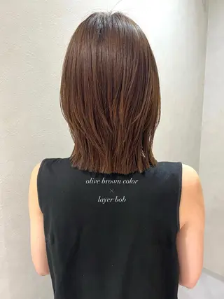 ミディアム カラー Hivi hair & spa所属・遠藤 玲のヘアスタイル