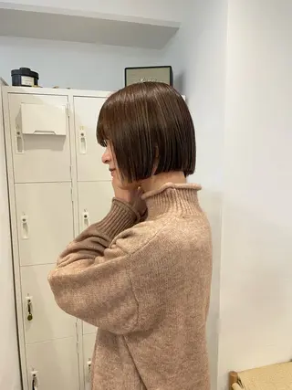 ミディアム カラー サクライ オトカのヘアスタイル