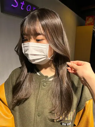 ロング MEI🎀垢抜けカラ ー🎀韓国styleのヘアスタイル
