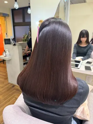 セミロング カラー パーマ minilu  by   LuLuca所属・高谷 凜のヘアスタイル