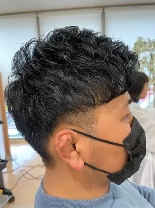 ショート パーマ メンズ mod'shair船橋所属・ムロオカ ヨシキのヘアスタイル