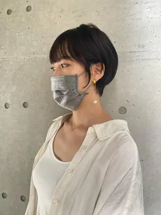ショート カラー Leverage New York所属・小滝 楓のヘアスタイル