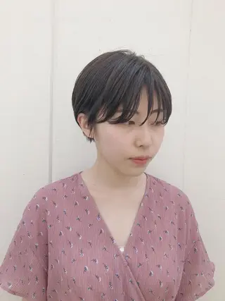 ショート カラー ノグチ ユウキ/ボブのヘアスタイル