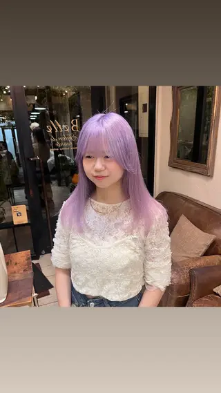 カラー Belle所属・ブリーチカラー/ Kotoneのヘアスタイル