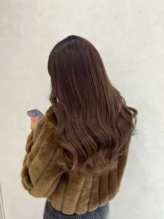 ロング 韓国風🫧艶カラー 💟ran💟のヘアスタイル