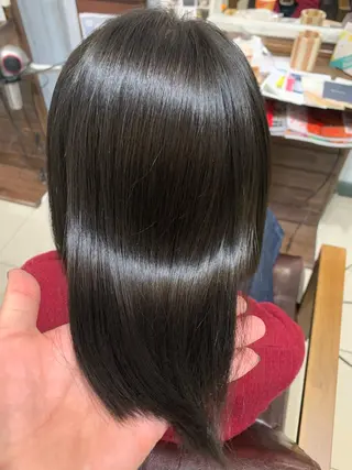 ミディアム カラー ヘアアレンジ 竹井 寛喜のヘアスタイル