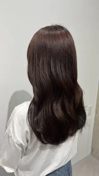 セミロング カラー 西田 歩果のヘアスタイル