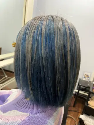 ミディアム カラー 原宿サロン代表 デザインカラー伊藤卓のヘアスタイル