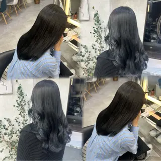 ミディアム カラー カット縮毛モデル募集 hina🪐˚✧₊⁎のヘアスタイル