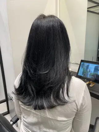 セミロング 【美容室が苦手な方 専問美容室】MIHOのヘアスタイル