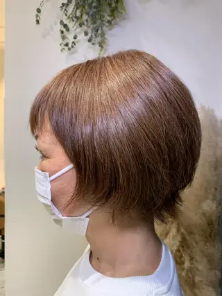 ショート カラー 遊佐 瑞紀のヘアスタイル
