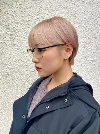 ショート カラー 髪質改善・酸性・ ストレート　Maruのヘアスタイル