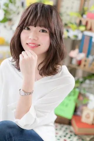 ミディアム COVER HAIR bliss 大宮店所属・出川 宙☘️のヘアスタイル