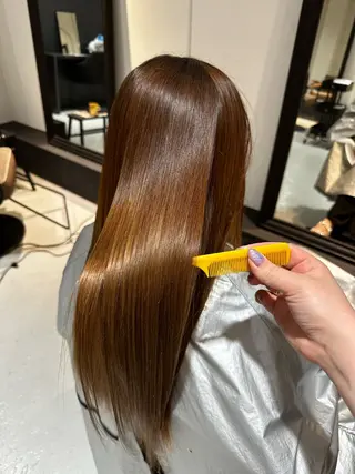 ロング カラー 【髪質改善】 夏目結以のヘアスタイル