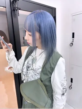 セミロング カラー ヘアアレンジ ブリーチ/ヘアケア 🪞TAKUMA🪞のヘアスタイル