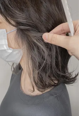 ミディアム 🦋透明感カラー🦋 CHIHARUのヘアスタイル