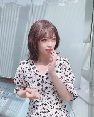 ミディアム カラー ヘアアレンジ シャルマン銀座店所属・🌟東銀座マンツーマ ン🌟タカナシのヘアスタイル