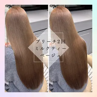 ロング 🥇KEN /レイヤー/艶カラーのヘアスタイル