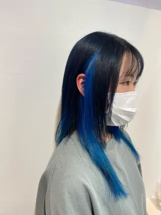 ミディアム カラー uros.所属・メンズパーマ/ エクステ🌞セナのヘアスタイル