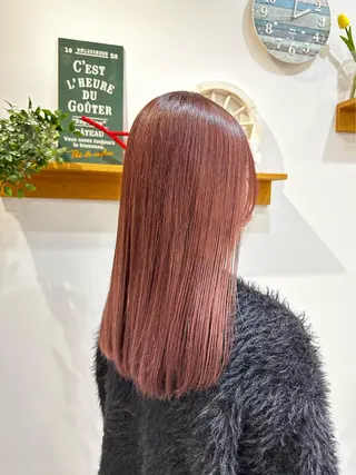 ロング カラー 永田 彩華のヘアスタイル