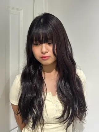 カラー 八王子/個性派カラー /暖色系🍒バッサーのヘアスタイル