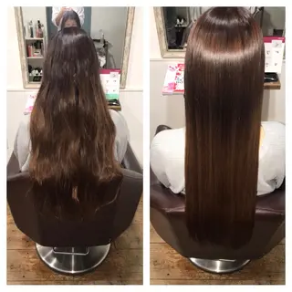 ロング 髪質改善エイジングケ ア専門美容室チアフルのヘアスタイル