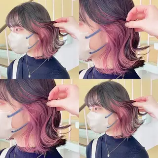 カラー 渋谷:インナーカラー ／🍒エリカ🍒のヘアスタイル