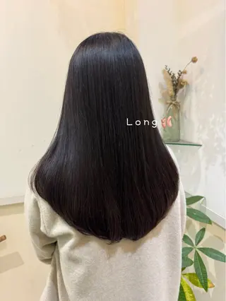 ロング 透明感カラー🧁🩰 🫧仲松良菜🎀のヘアスタイル