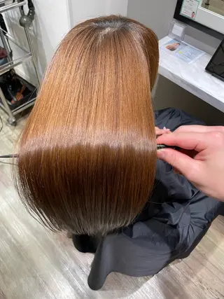 ロング k-twoたき✨艶感 カラー/美髪矯正のヘアスタイル