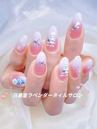 ネイル ラベンダー💖日暮里 ルル💖ネイルのネイルデザイン