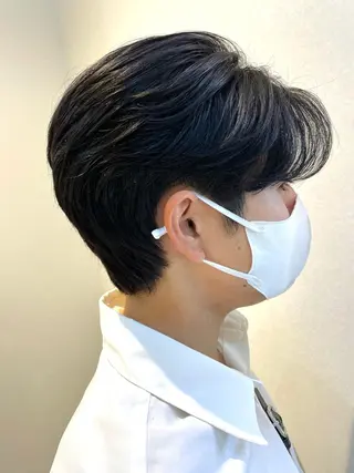 ショート パーマ メンズ a moment所属・山本 果歩のヘアスタイル