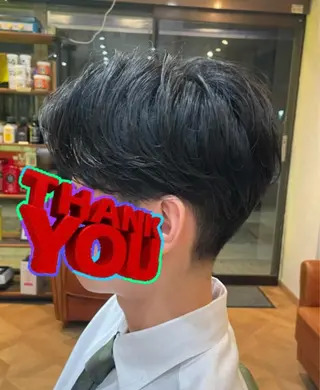 ミディアム BARBER SHOP HINA所属・BARBERSHOP HINAのヘアスタイル