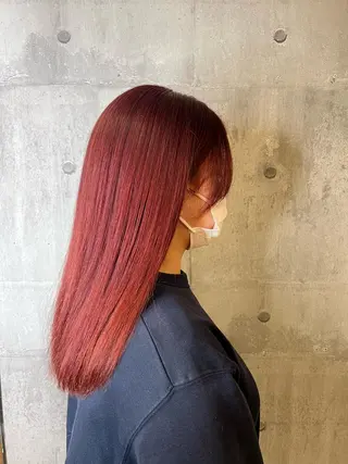 セミロング カラー NYNY☃️上新庄 ❄️石川瑠青のヘアスタイル