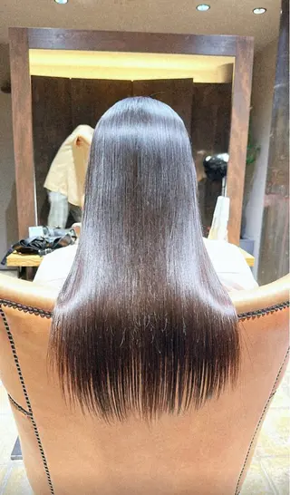 ロング 韓国カット/透明感 カラー/NANAMIのヘアスタイル