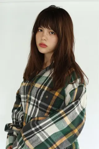 ロング conne&riri所属・MAYU 💚森下のヘアスタイル