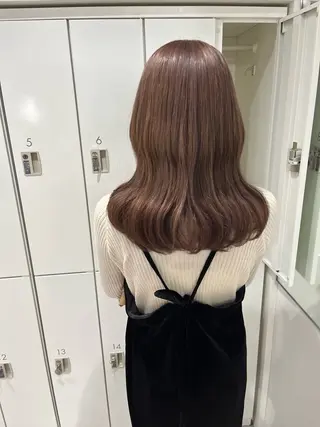 ミディアム カラー 韓国ハッシュカット/ 新宿/髪質改善/岡崎のヘアスタイル
