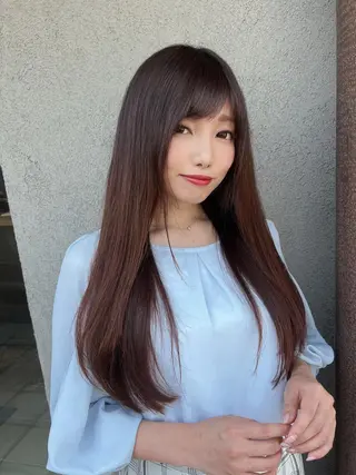 ロング 栗原 瑠世のヘアスタイル