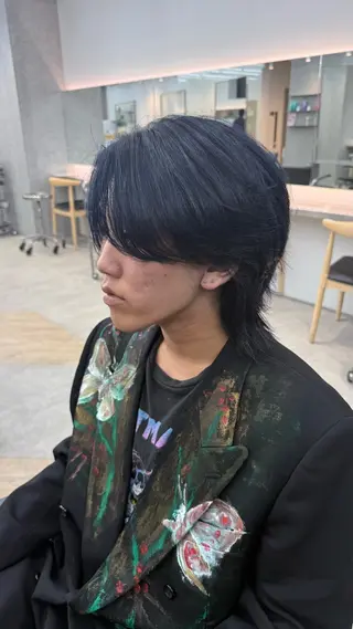 ショート カラー ヘアアレンジ メンズ 栄💗メンズパーマ| ハイトーン|haruのヘアスタイル